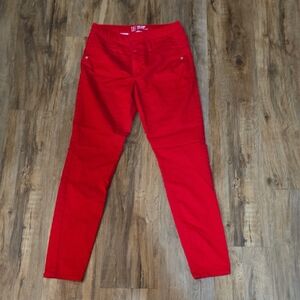 NOBO Red Mid Rise Skinny Pants